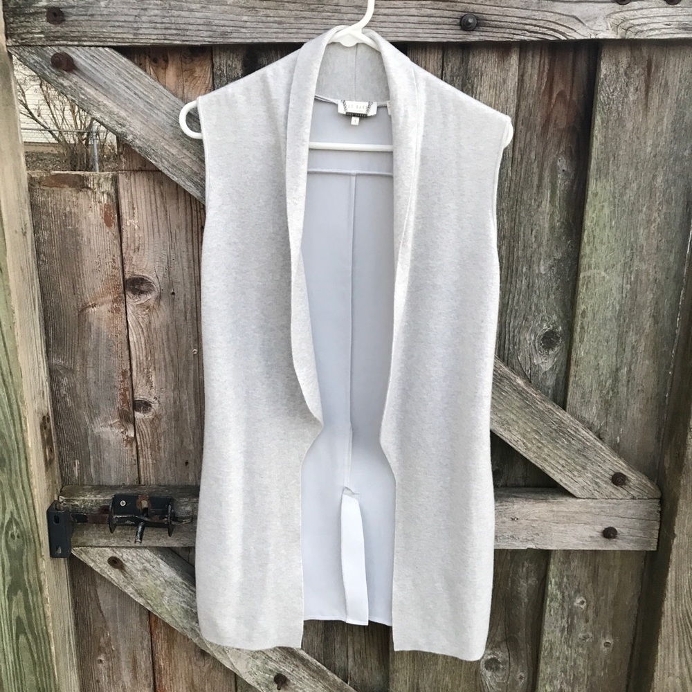 Ted Baker London grey sweater vest size XS